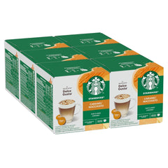 STARBUCKS Caramel Macchiato by Nescafé Dolce Gusto Kaffeekapseln 6 x 12 (72 Kapseln)