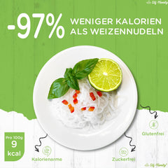 Elf-Family 6 pudełek (12 szt.) Organiczny makaron Konjac o bardzo niskiej zawartości węglowodanów Shirataki Wegański bezglutenowy – 1,62 kg, bez węglowodanów/keto/niskokaloryczny/beztłuszczowy/bez cukru Makaron instant – spaghetti i fettuccine