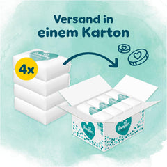 Pieluchy Pampers Harmony Rozmiar 6, 144 pieluszki, 13kg+, Delikatna ochrona skóry ze 100% ochroną Pampers