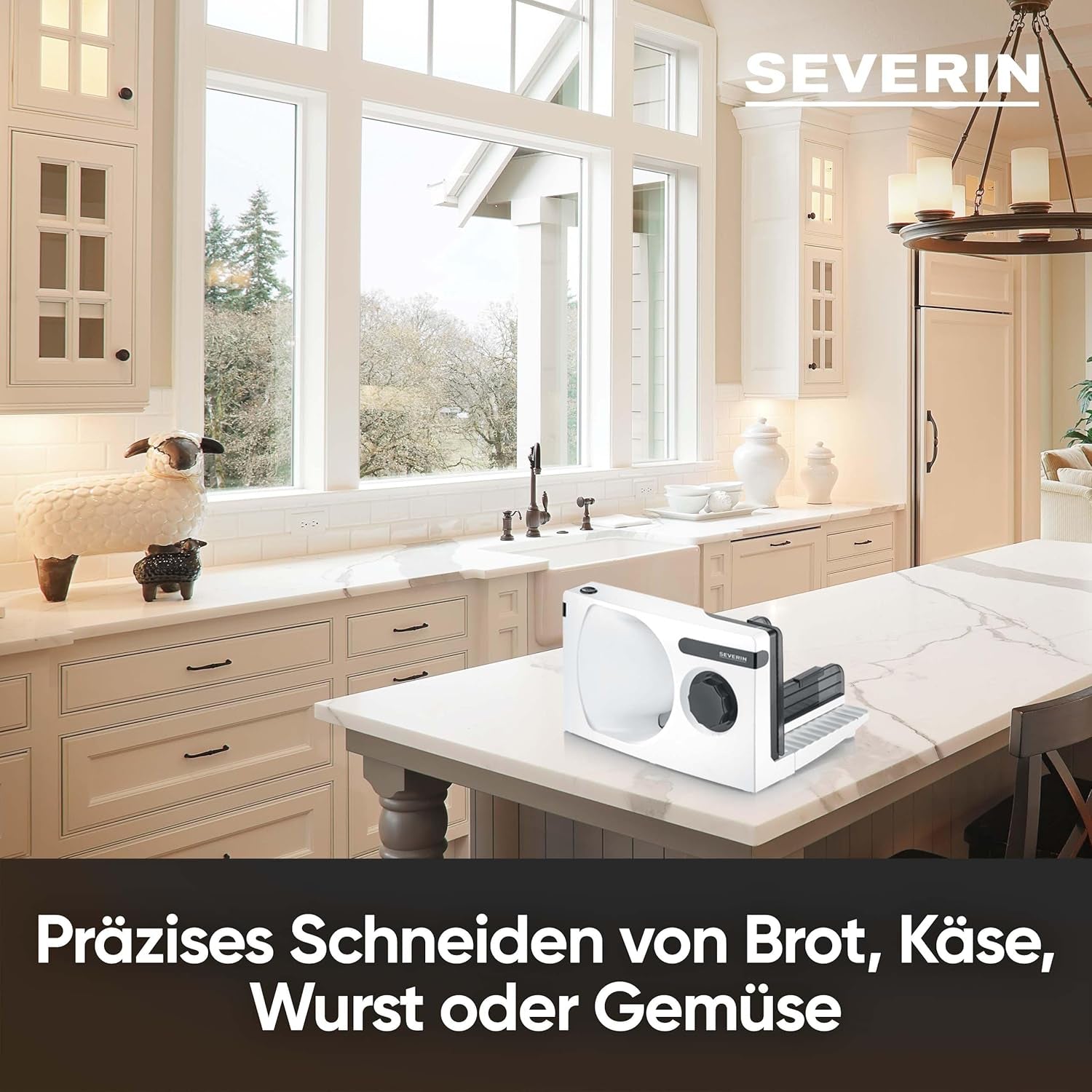 SEVERIN Feliator multifuncțional pentru pâine, mezeluri sau brânză Rasnite si Feliatoare Naty Shop