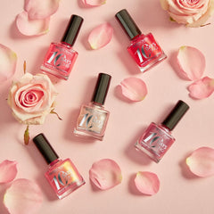 Lakier do paznokci nr. 39 Geranium Red z 10-dniowym efektem, utrzymuje się do 10 dni bez poprawek i lampy UV, zapewniając schludne i błyszczące paznokcie.