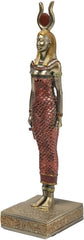 Figură egipteană a lui Nebethetepet sau Hathor, 21, culori de bronz. Statuete si sculpturi Naty Shop Culori de bronz.