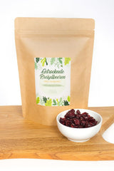 FOOD&WOOD® Merișoare uscate întregi 500g | Merișoare uscate | 1A calitate | Dulci natural | ideale ca gustare, în iaurt sau pentru coacere | fără zahăr adăugat | Uscate | nesulfurate. Produse deshidratate Naty Shop