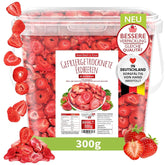 FREEZE-DRIED STRAWBERRIES 300g, fructe fructate liofilizate în felii, fără aditivi, fabricate în Germania Produse deshidratate Naty Shop Titlu implicit