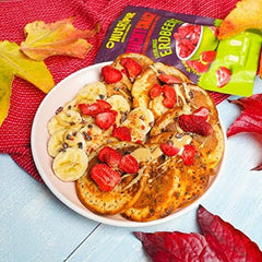 Gustare de fructe organice pentru copii: 6x15g căpșuni organice liofilizate - Fructe liofilizate - Fructe uscate - Little rascals de la NutriPur Produse deshidratate Naty Shop