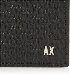 Portofel Elba, Essential, Mini Metal Logo Bi-Fold pentru bărbați Armani Exchange Portofel Barbati Naty Shop