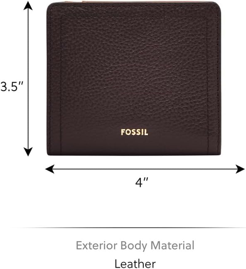 Portofel Fossil Logan Bi-Fold pentru femei, maro Portofel Femei Naty Shop