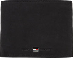 Portofel pentru bărbați Tommy Hilfiger Johnson cu buzunar pentru monede Portofel Barbati Naty Shop Negru