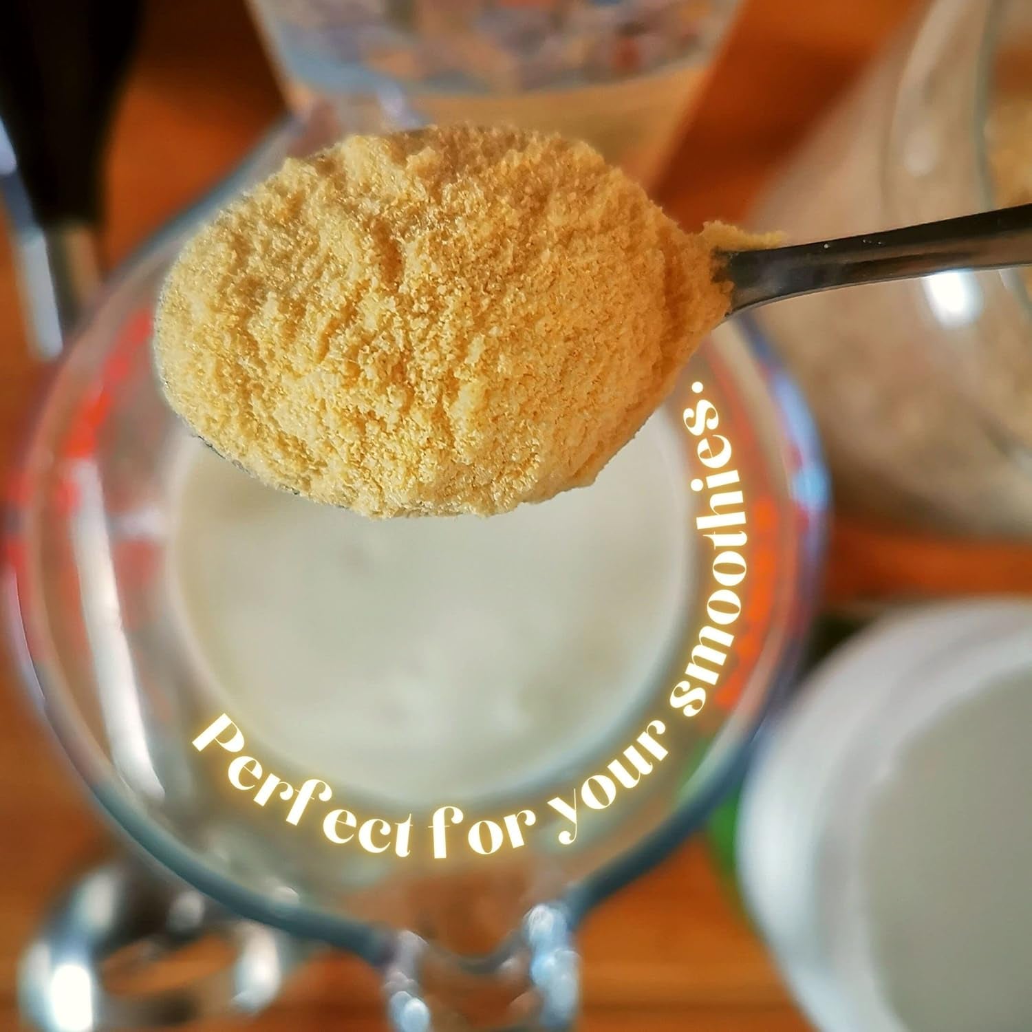 Pudră de mango liofilizată | Pudră de fructe fără zahăr adăugat liofilizată | Pudră de fructe de mango liofilizată Mango liofilizat | Mango liofilizat Polvere fără aditivi | ZingyZoo (100g) Produse deshidratate Naty Shop