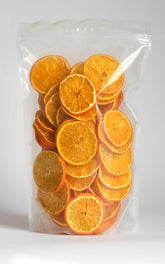 QISU | Felii de portocale uscate în vid 200 g (calitate liofilizată) | Pentru produse de patiserie, cocktailuri, ceai, vin fiert, decorațiuni | 100% portocale, fără zahăr adăugat Produse deshidratate Naty Shop 200 G