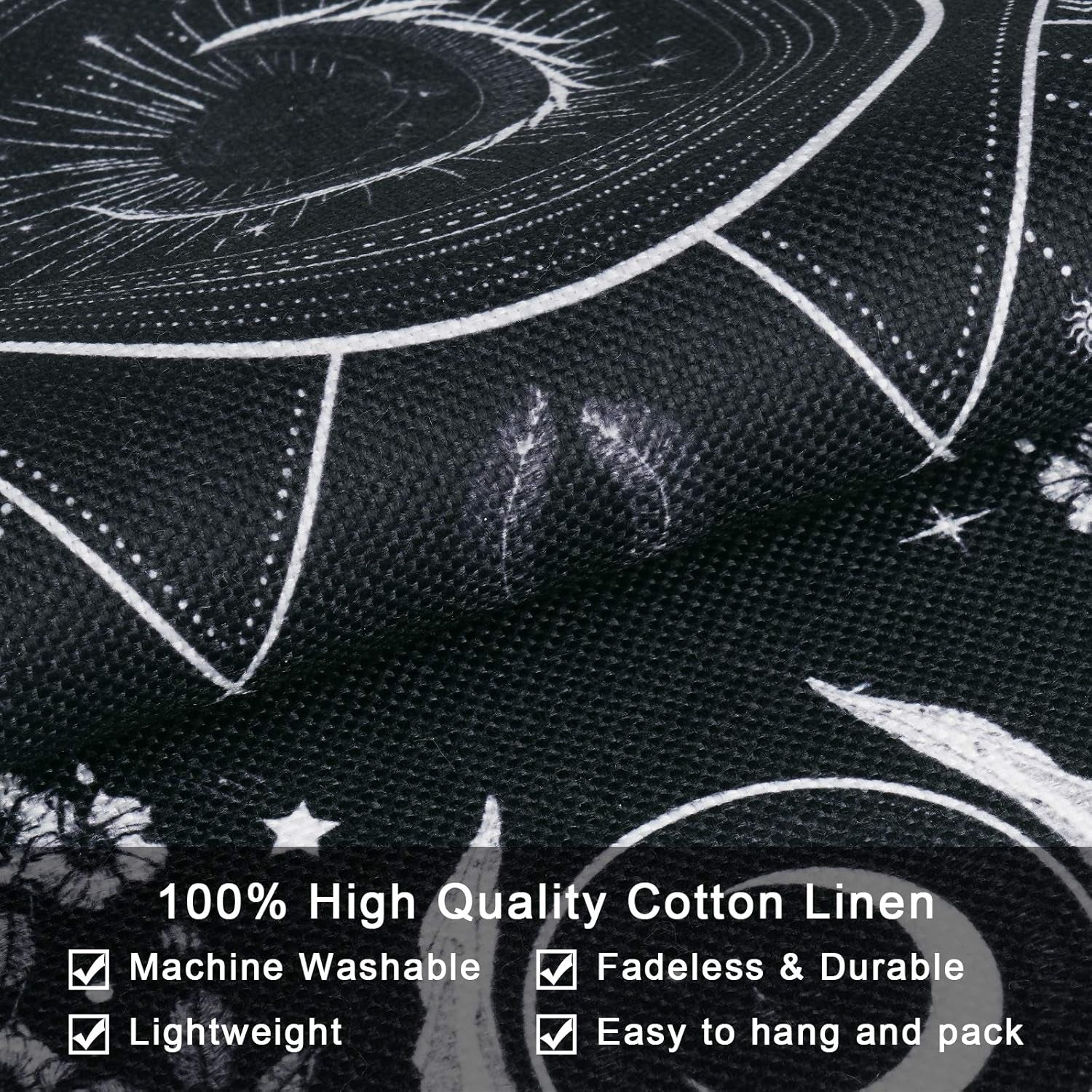 Tapiserie yugarlibi 2pcs tapiserii mici hanging luna soarele Casa - Accesorii si Decoratiuni Naty Shop