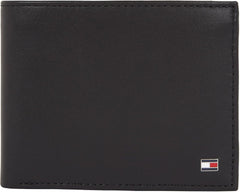 Tommy Hilfiger portofel pentru bărbați Eton Trifold cu buzunar pentru monede Portofel Barbati Naty Shop Negru