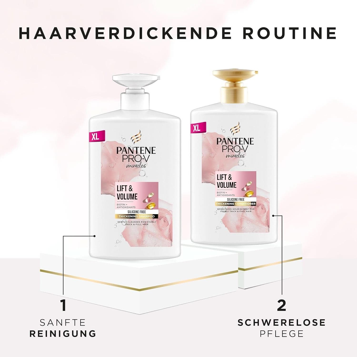 Pantene Pro-V Miracles Lift'N'Volume, XXL, 1 litru Duș și baie Naty Shop