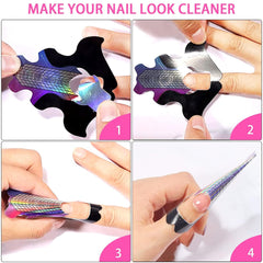 ® 100 de șabloane pentru unghii și 1 foaie cu 24 de dischete adezive transparente pentru unghii, șabloane pentru extensii de unghii, șabloane autoadezive pentru extensii de unghii cu gel, accesorii pentru unghii artificiale