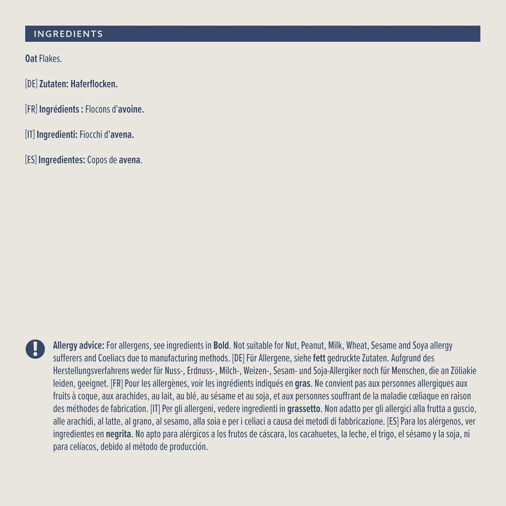 Delikatne Płatki Owsiane Amazon's, 500 g