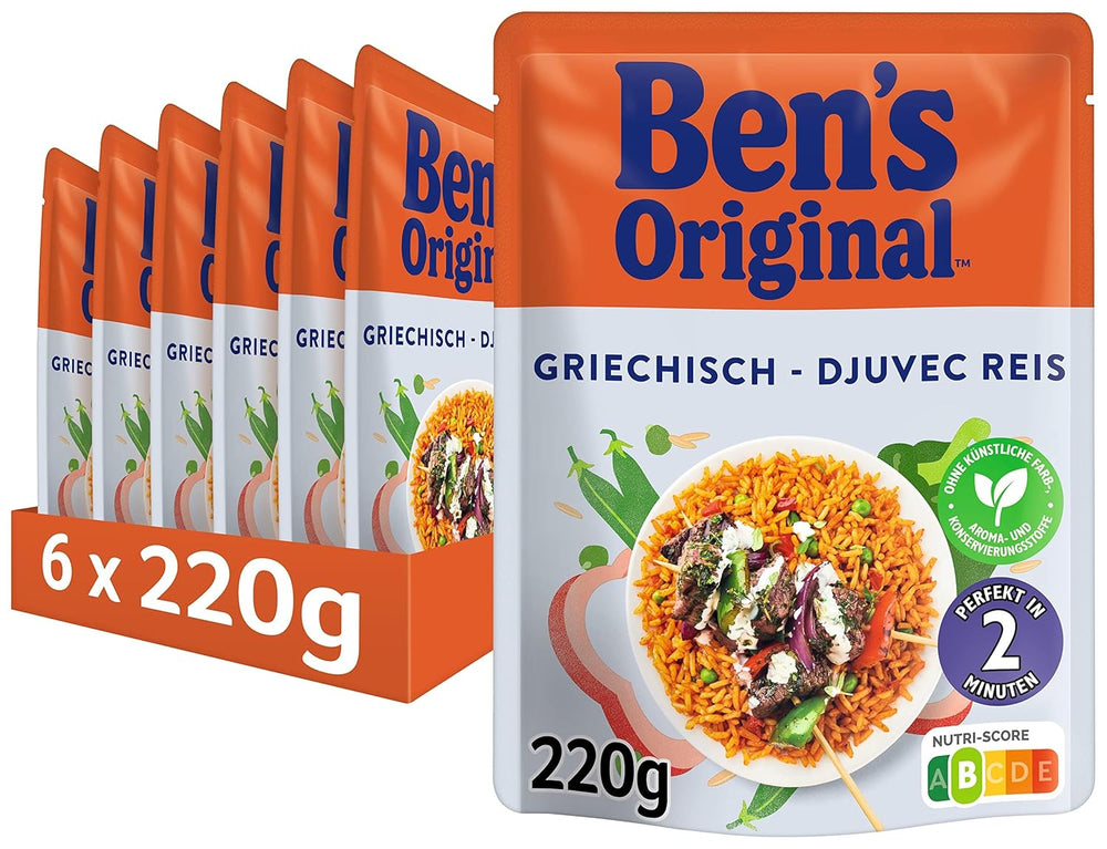 BEN'S ORIGINAL™ Ryż śródziemnomorski ekspresowy 6 x 220 g