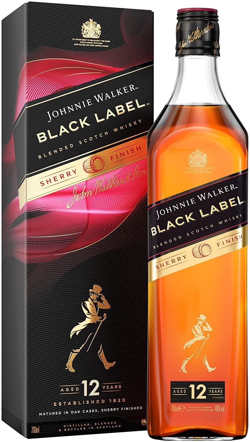 Kulki czekoladowe LINDOR z orzechami laskowymi worek 1 kg + beczka po sherry Johnnie Walker 0,7 litra