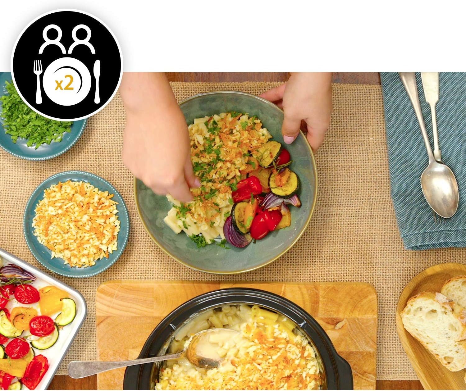 Wolnowar cyfrowy Crockpot, funkcja utrzymywania ciepła, 2,4 litra (1-2 osoby) Wolnowar Naty Shop