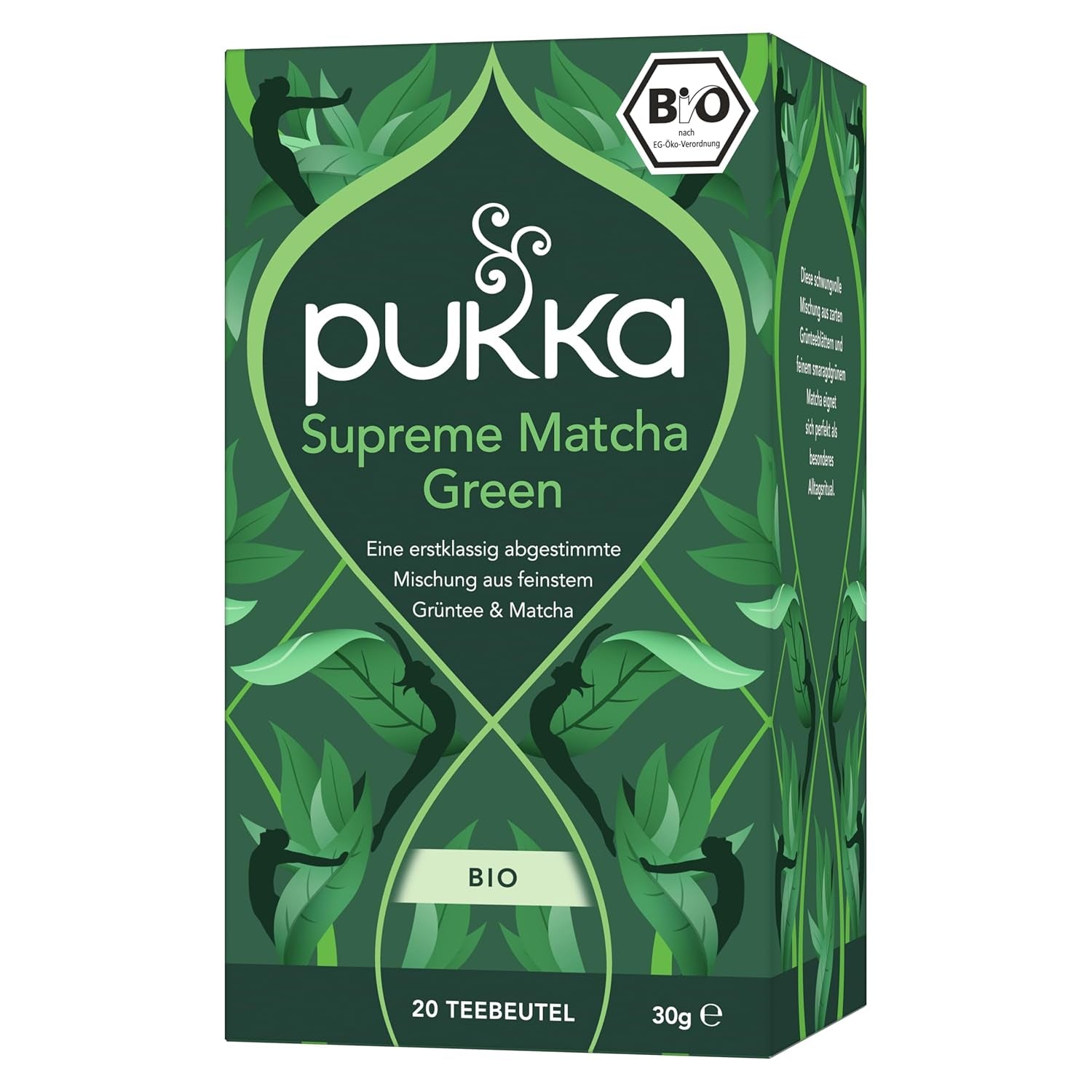Pukka Matcha Green, pliculețe de ceai: ceai verde energizant cu matcha