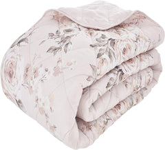 Catherine Lansfield Canterbury narzuta, łatwa w utrzymaniu, Blush, narzuta - 220X230Cm Łóżka i narzuty Catherine Lansfield Red