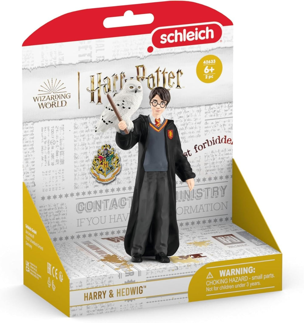 Schleich 42633 Harry Potter i Jadwiga, Od 6 lat, HARRY POTTER - Figurka, 4 X 2,5 X 10 cm, Wielokolorowy/Ocean Tides Figurki Naty Shop