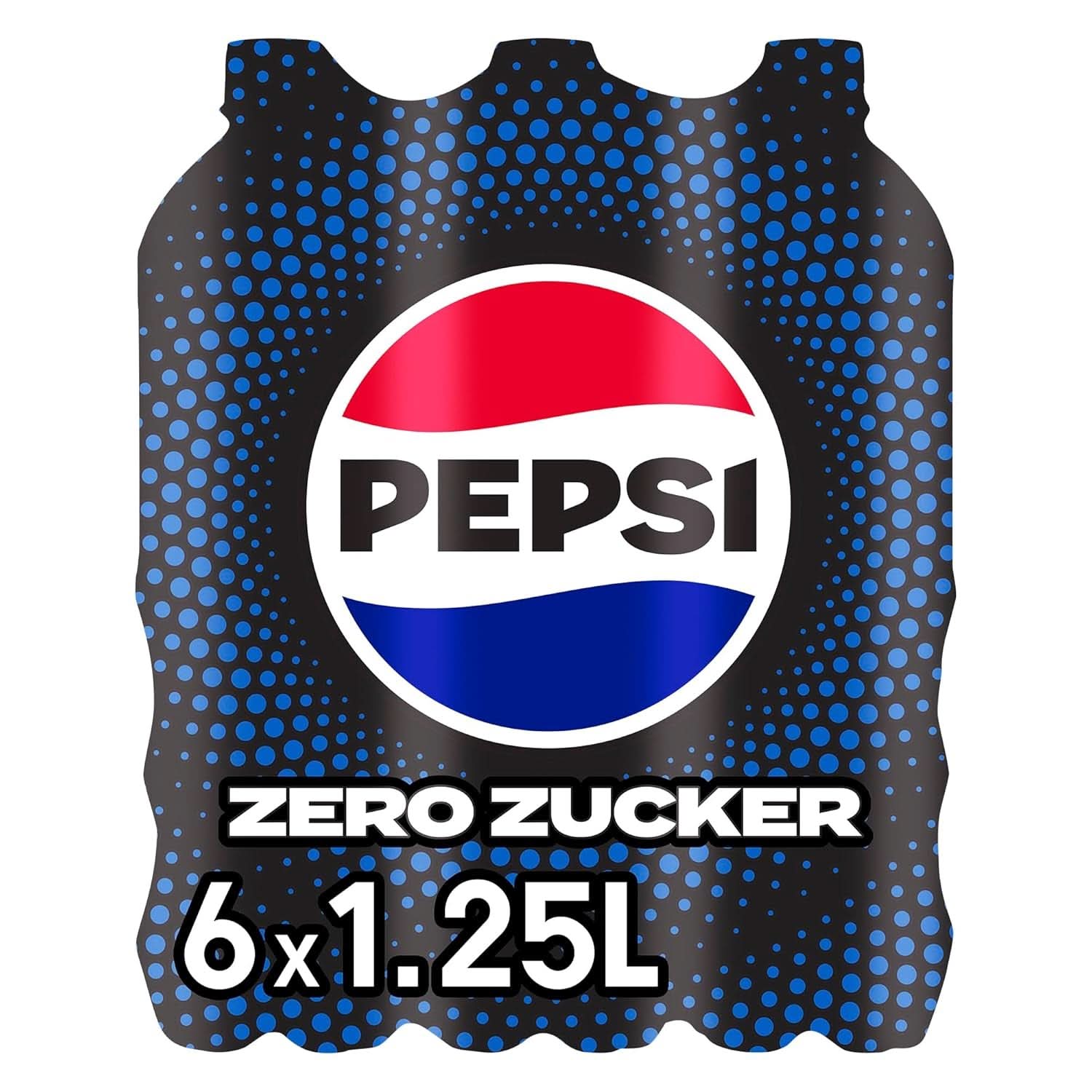 Pepsi Zero Sugar, Napój bez cukru, cola z kofeiną, zestaw 6 x 1,25 litra Napoje bezalkoholowe Naty Shop