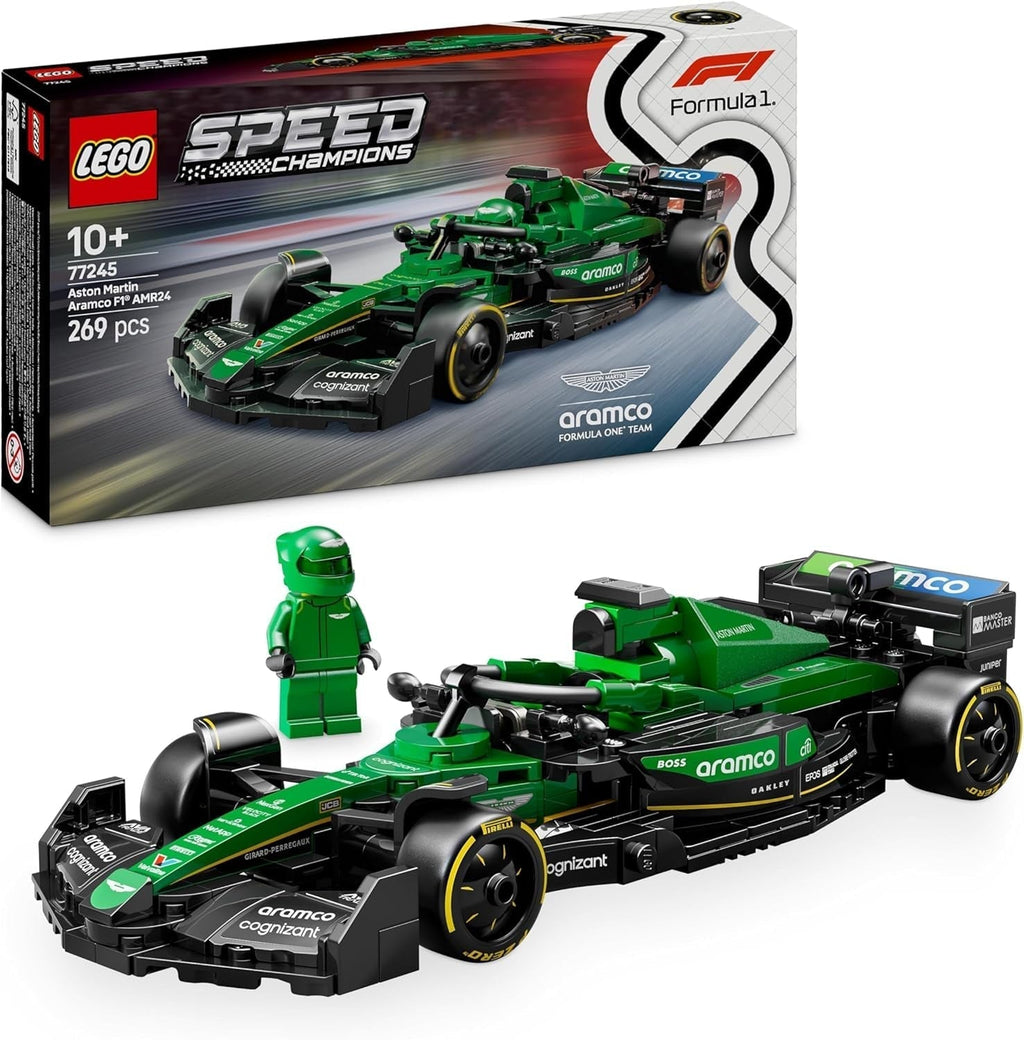 LEGO Speed Champions Mercedes-Amg F1 W15 Race Car - Jucărie cu minifigurină Formula 1 - Model de mașină de colecționat și construit - Cadou pentru băieți și fete 10+ sau fani adulți 77244 Seturi de constructie Besuche den LEGO-Store Aston Martin Aramco F1 Amr24 Race Car 77245