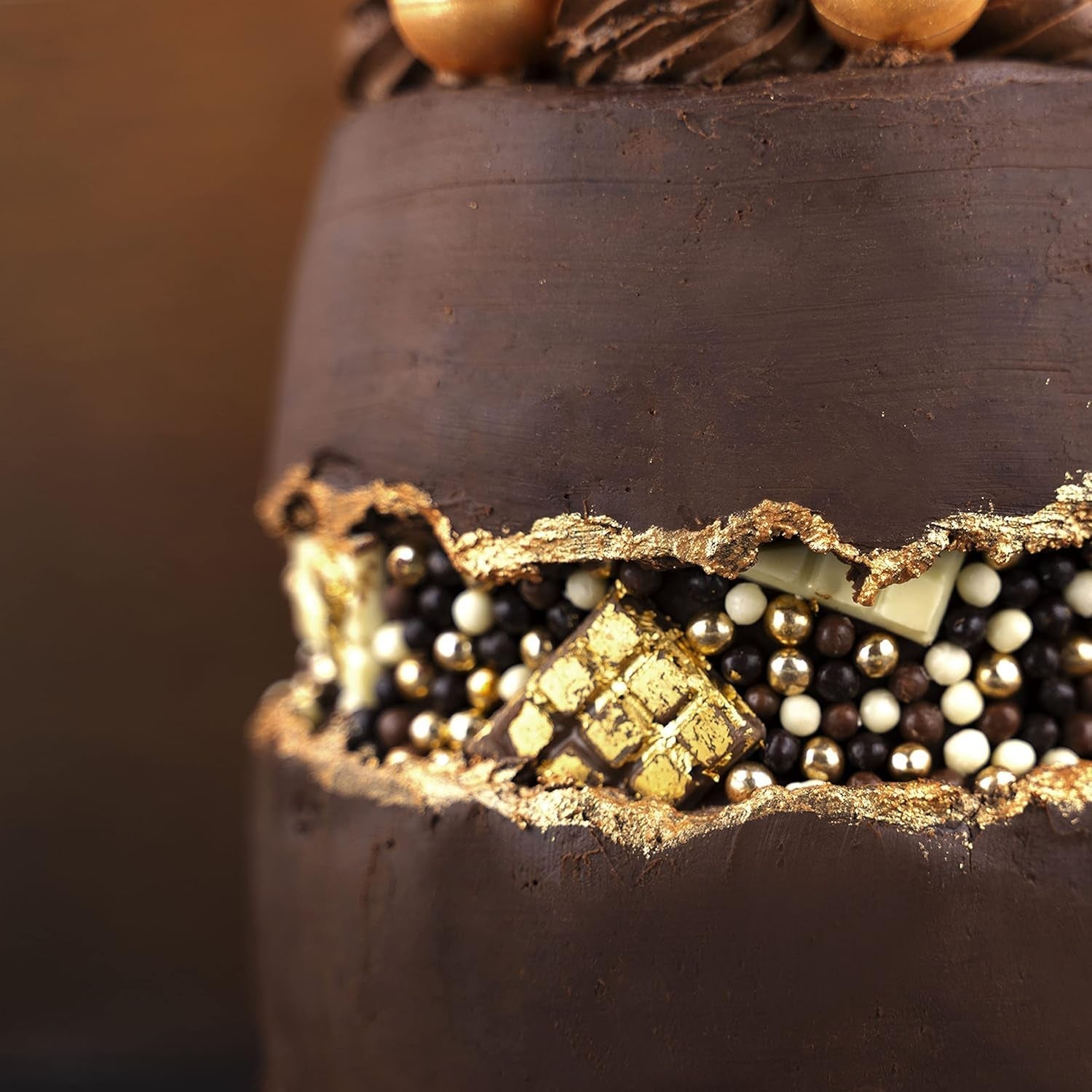 Günthart Backdecor Pudră de Aur - Sclipici Comestibil, Pudră de Colorant Alimentar, Sclipici pentru Băuturi - Mică Strălucitoare cu Praf de Aur pentru Pasionații de Coacere, 1 Pachet (1 x 7 g)