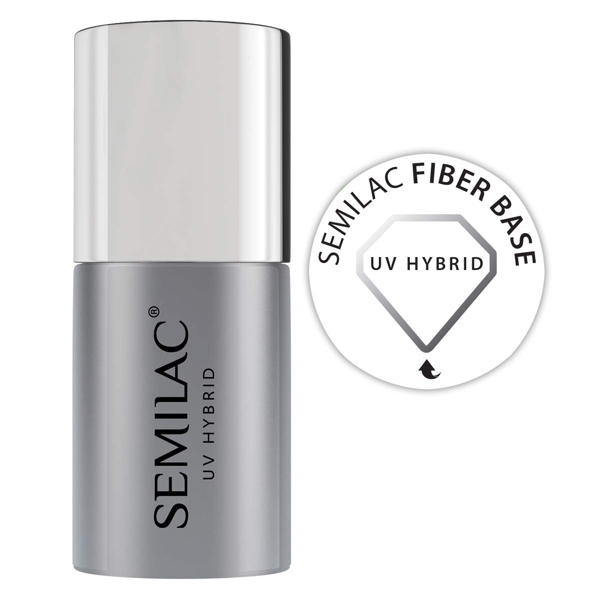 Semilac Pure & Clean Baza do lakieru UV 7ml – Samopoziomująca baza hybrydowa do wrażliwych paznokci