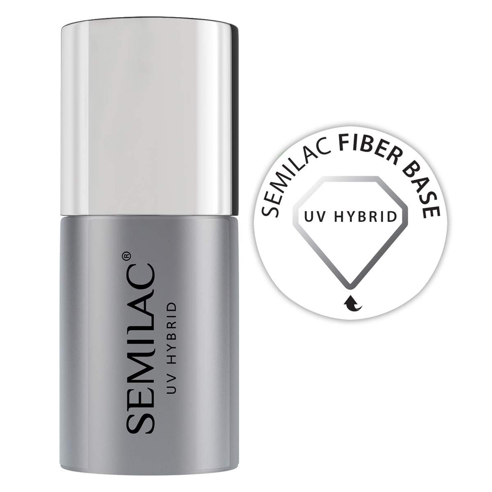 Semilac Pure & Clean Baza do lakieru UV 7ml – Samopoziomująca baza hybrydowa do wrażliwych paznokci