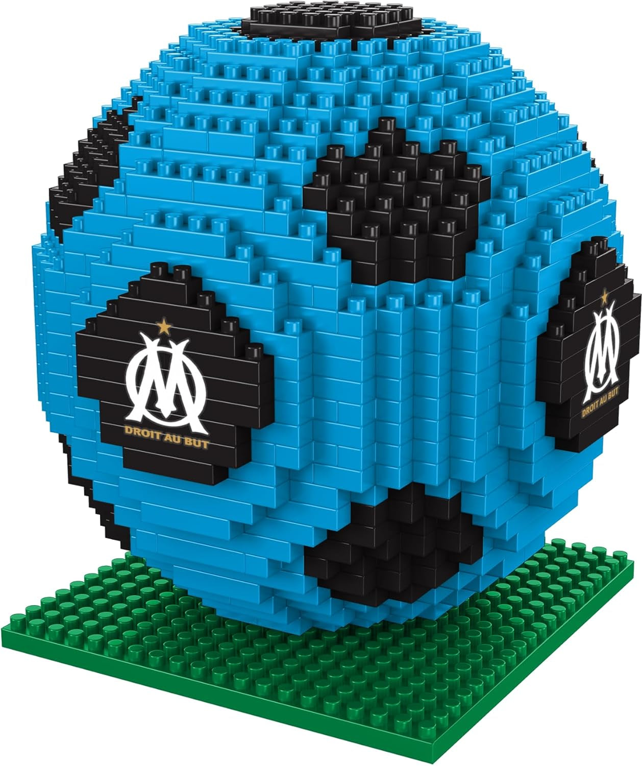 FOCO Offizielles Lizenzprodukt Manchester City FC BRXLZ 3D-Fußball-Konstruktionsspielzeug Modell In alternatywny Teamfarbe
