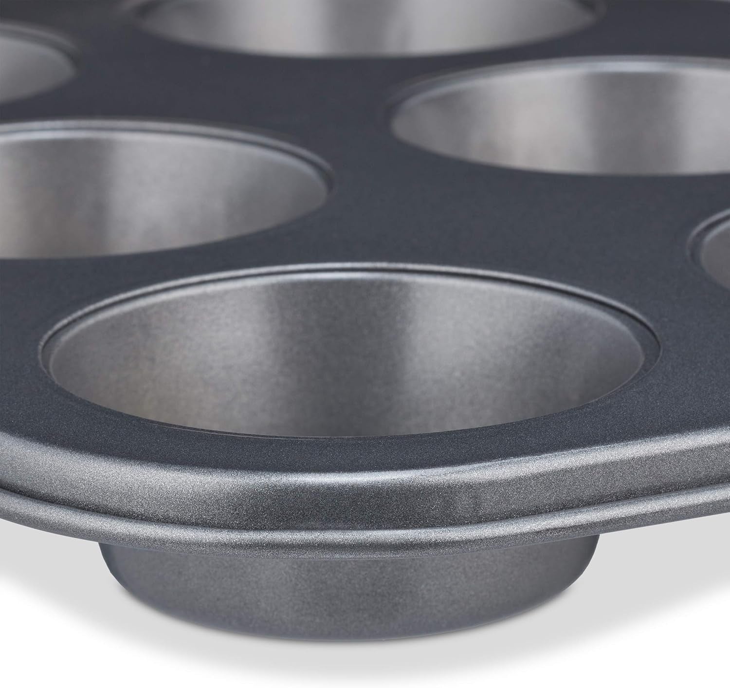 Relaxdays Muffinform, 2Er Set, 12Er Muffinbleche, Antihaftbeschichte, Carbonstahl, Babeczki i babeczki, Ø 6,5 cm, Pszenica, 10030825 Formy i blachy do pieczenia Naty Shop