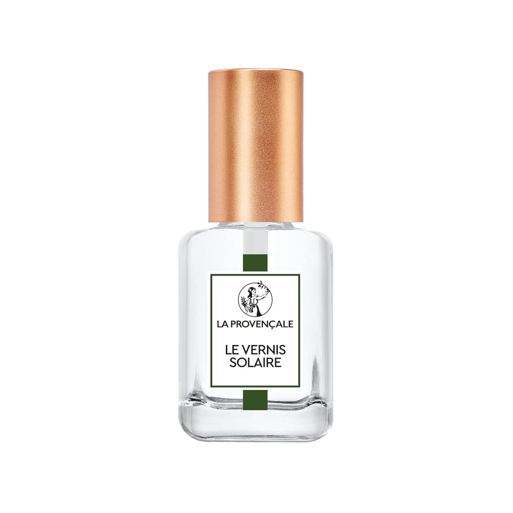 Makijaż – Le Vernis Solaire – Długotrwały lakier do paznokci – Wzbogacony organiczną oliwą z oliwek AOP Provence – Błyszczące wykończenie – Odcień lawendy