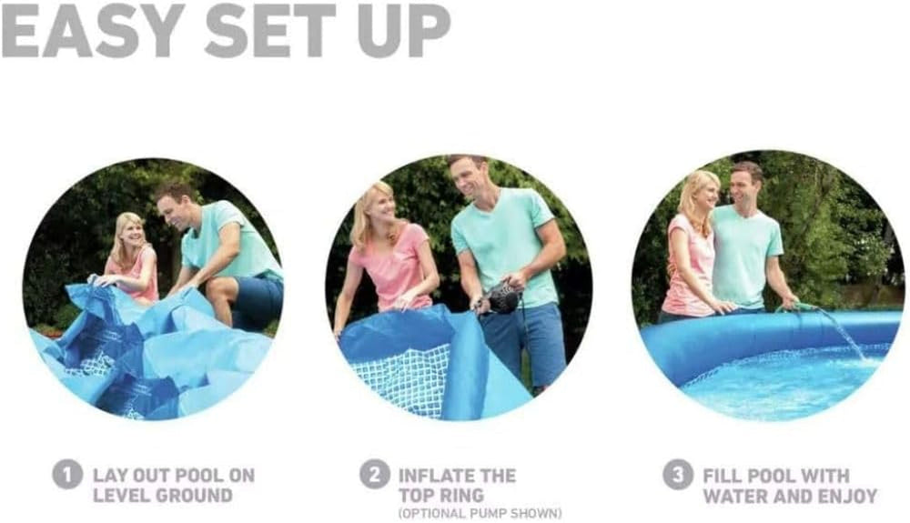 Set piscină Intex Easy Set 8FT X 24IN