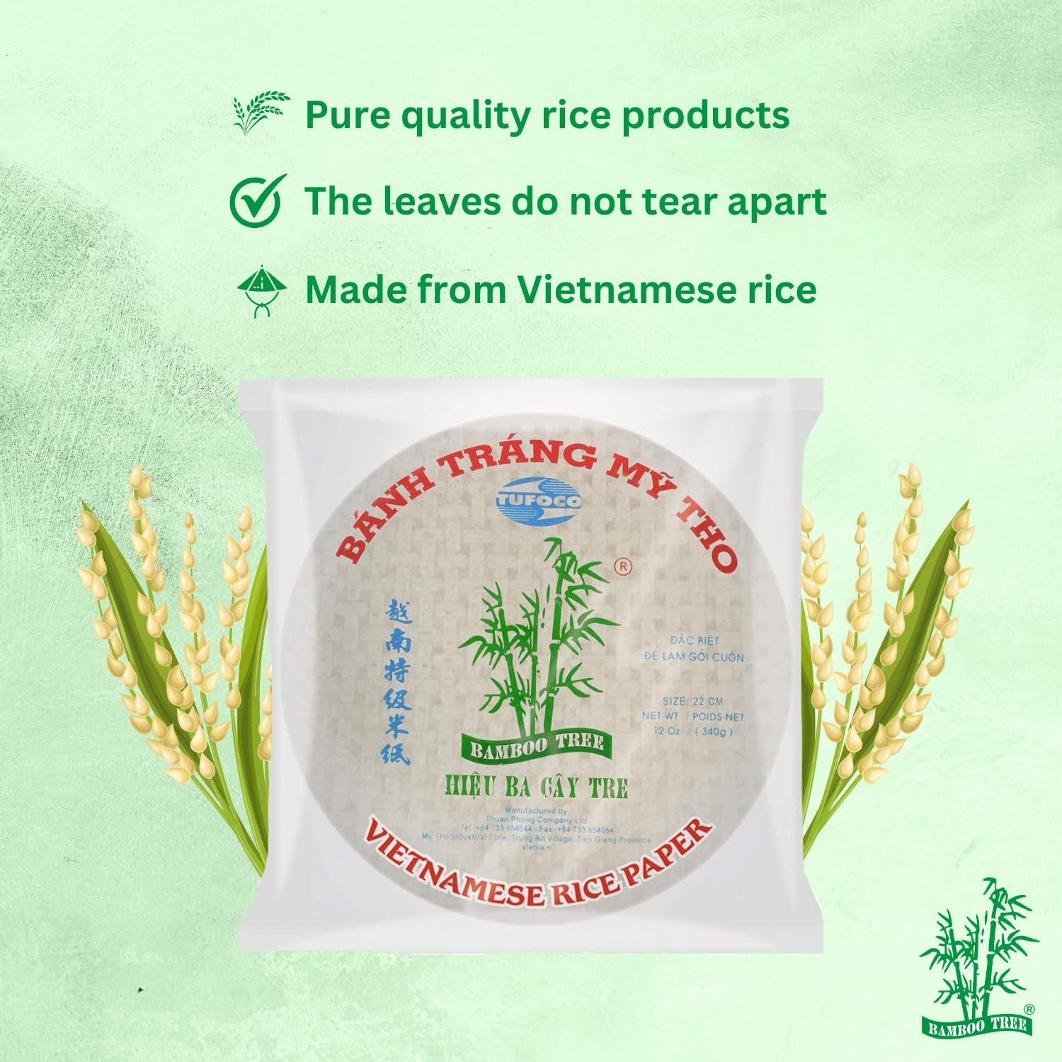 BAMBUSOWE DRZEWO - Papier ryżowy 31 cm. (Rolki letnie) - 1 x 340 gr