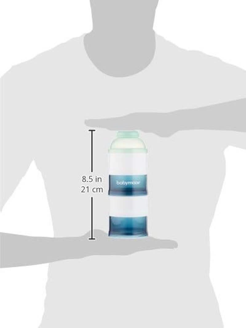 Babymoov Milchpulver-Portionierer, Arctic Blue, 4 Fächer Akcesoria Żywność i karmienie piersią Sklep Bebe Naty