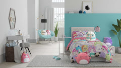 Pościel Franco Squishmallows, miękka mikrofibra, do łóżek dwuosobowych. Kołdry i kołdry Naty Shop