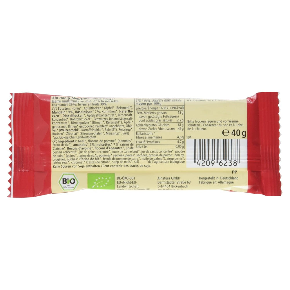 Bio Obstsalat-Riegel, opakowanie 16er (16 x 40 g)