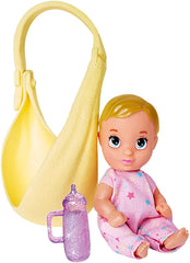 Simba 105733538 - Steffi Love Babybag, Ankleidepuppe mit Baby, Tragetasche und Trinkflasche, Puppe 29cm, ab 3 Jahren