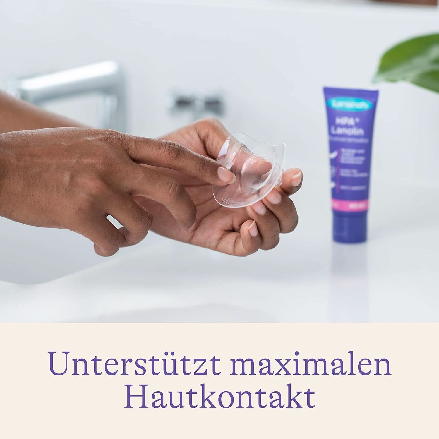 Lansinoh Stillhütchen 20 Mm (Größe 1), 2 Stück Inkl. Pudełko do przechowywania - Angenehmes Tragegefühl - Trotz Anlegeschwierigkeiten Weiter Stillen Akcesoria Żywność i karmienie piersią Bebe Naty Shop