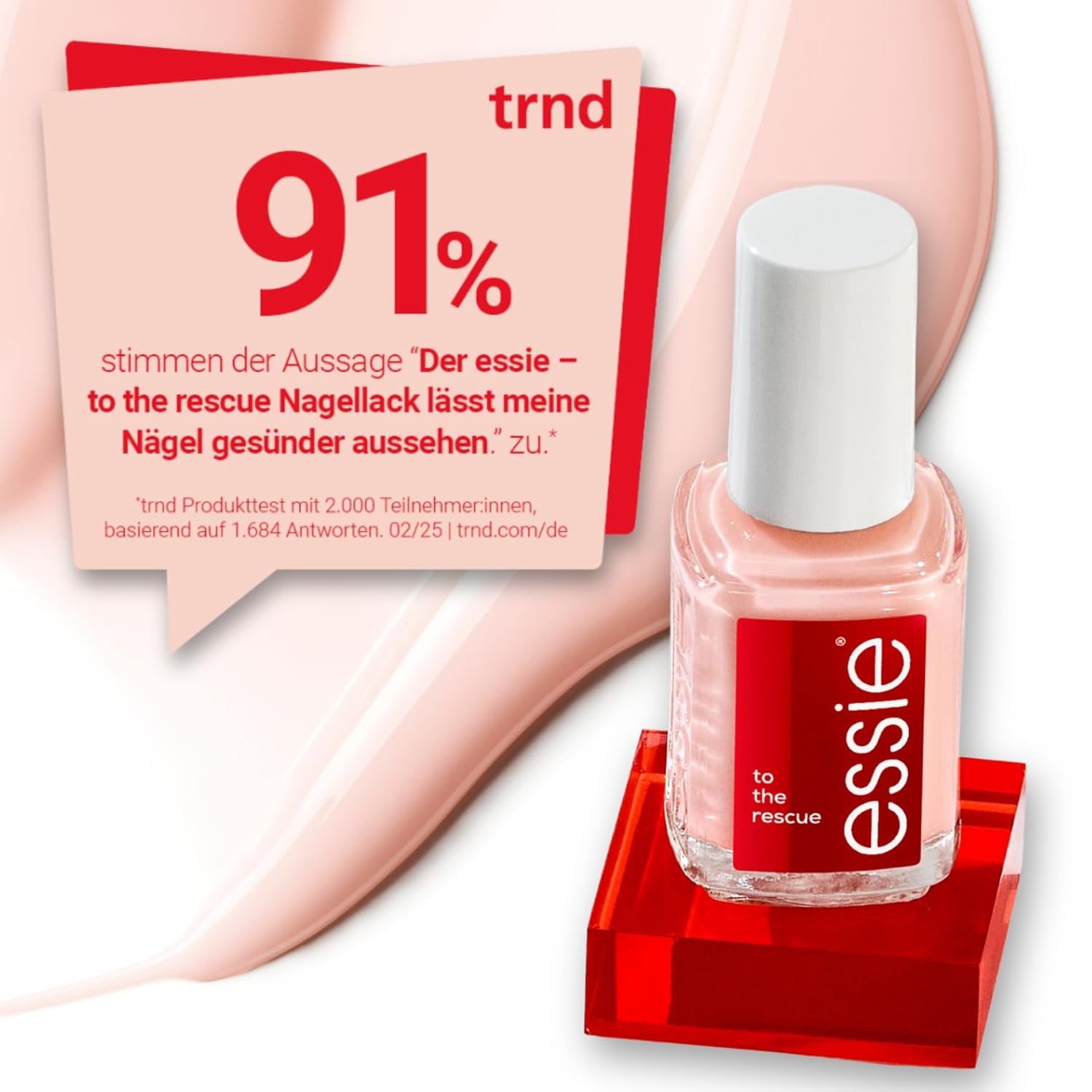 Zestaw Essie Nail Rescue: morelowy olejek do paznokci i skórek + naprawczy lakier do paznokci To the Rescue