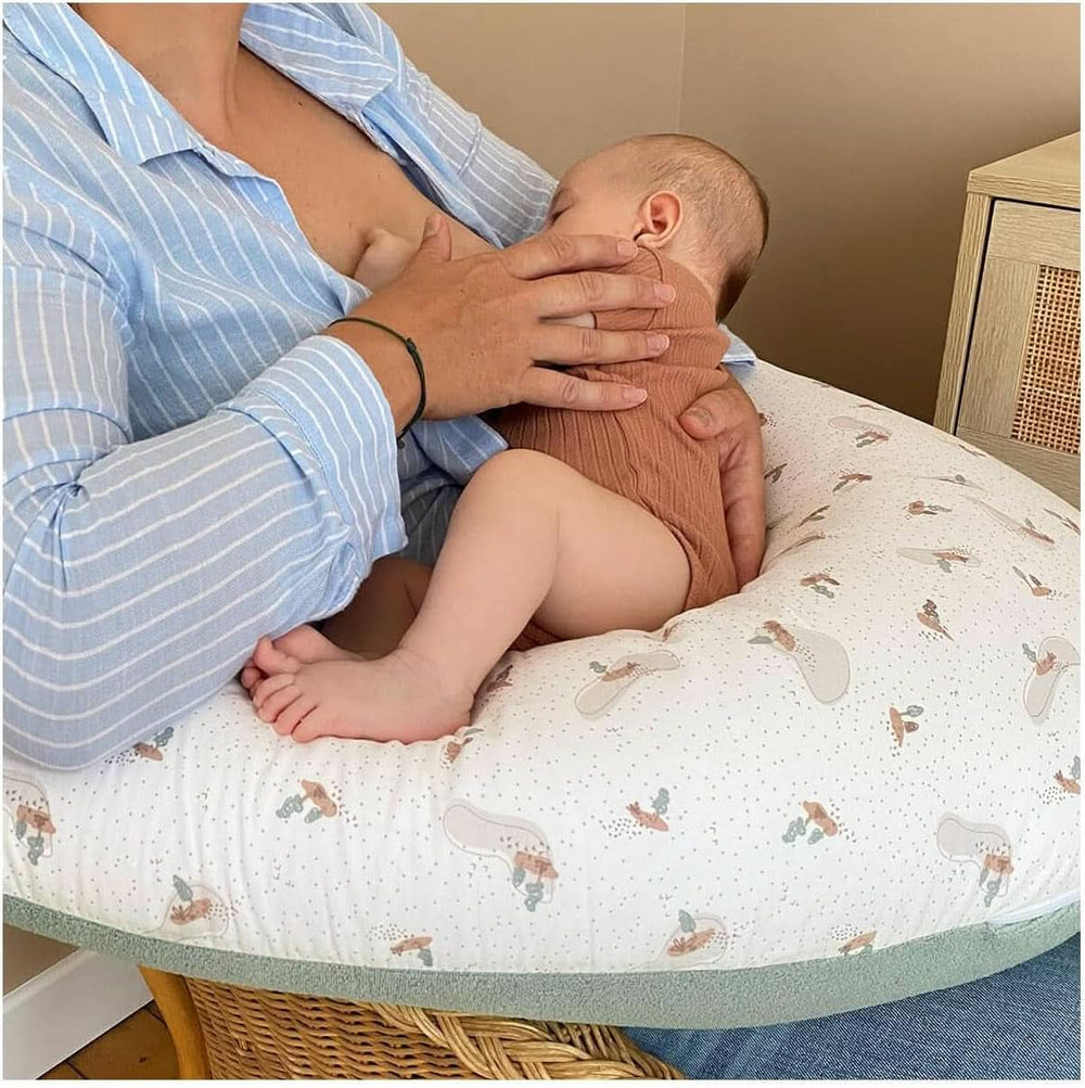 Poduszka ciążowa - Poduszka do karmienia - Poduszka wielofunkcyjna 2 w 1 - Zdejmowany pokrowiec 78 X 44 cm Akcesoria Żywność i karmienie piersią Sklep Bebe Naty