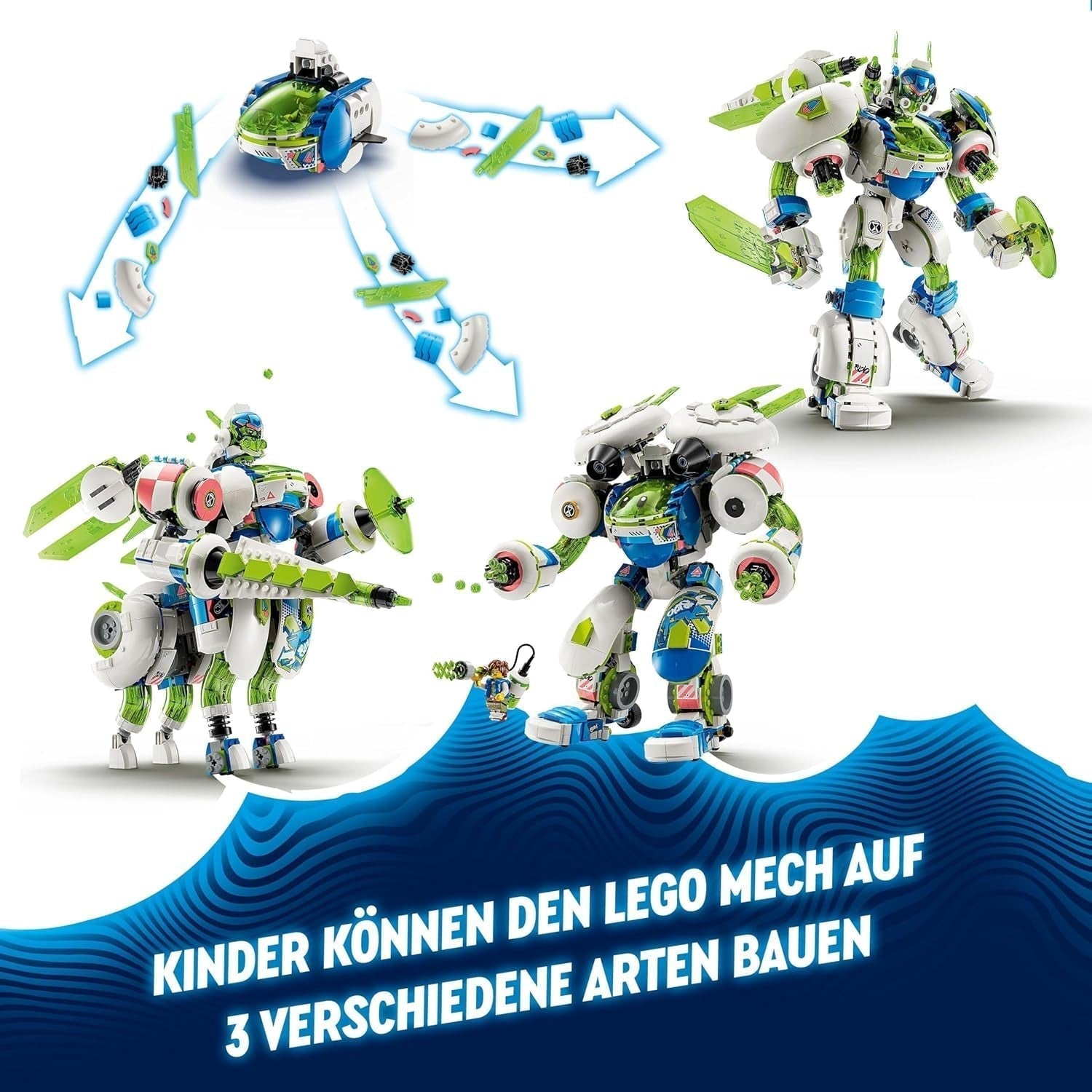 LEGO Dreamzzz 3 w 1 Mateo i Z-Blob Rycerz Mech Klocki do zabawy dla 10-latków Zestaw prezentowy dla dzieci Fantasy Robot na 3 sposoby Zabawka przygodowa 71485 Zestawy do budowania Kup sklep LEGO