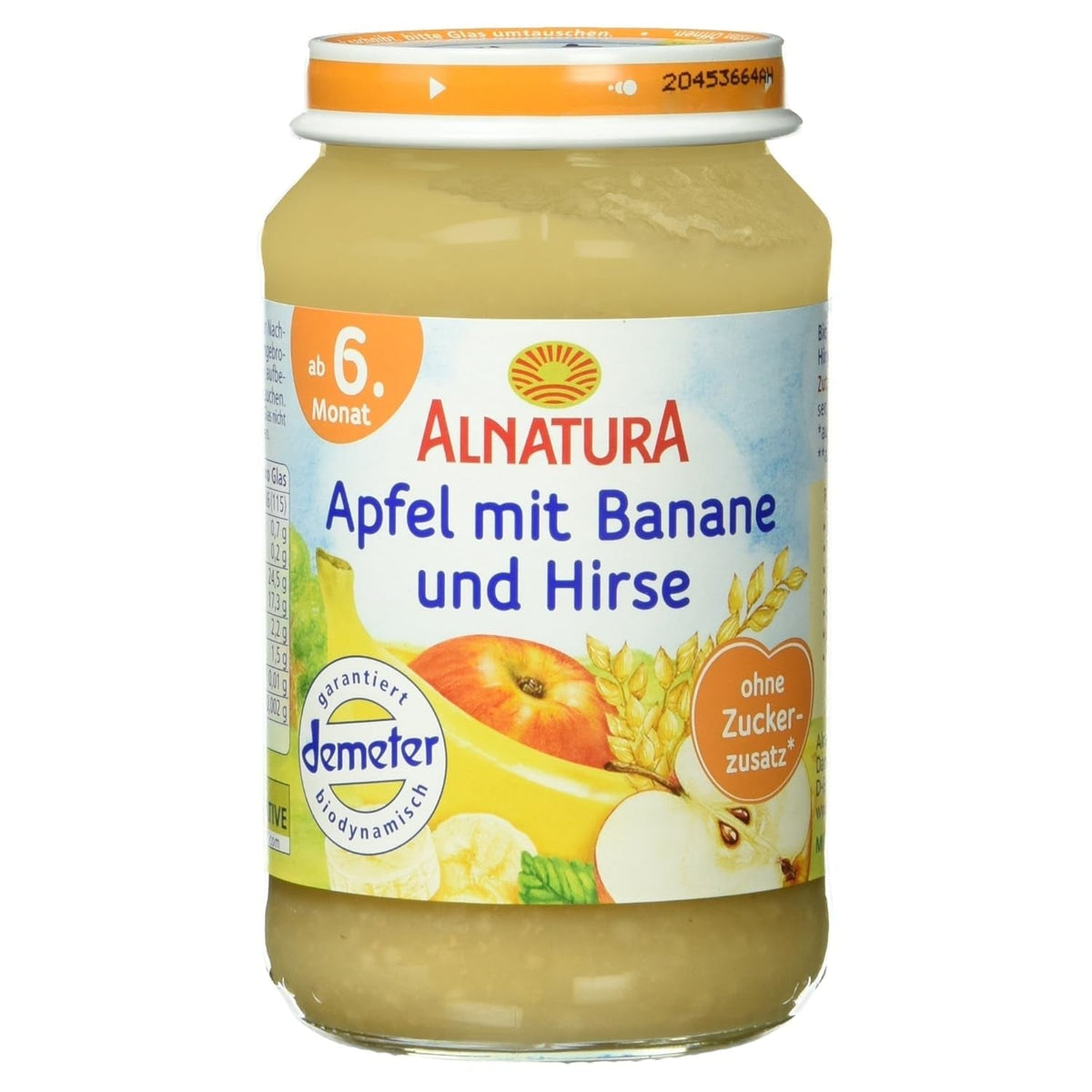 Bio Apfel Mit Banane Und Hirse, Ab Dem 6. Monat, 190 G Naty Domyślny tytuł sklepu