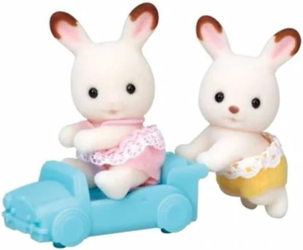 Sylvanian Families L5420 Czekoladowe bliźniaki-króliki - Naty Shop Dolls Figurki do domku dla lalek
