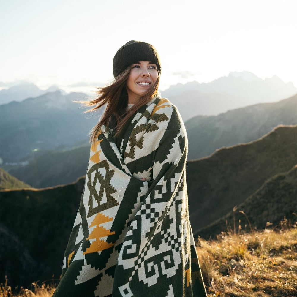 ACUSHLA 200,7X160 cm, 1,7 kg, koc, koc wełniany, ciepły koc podróżny, koc z dzianiny, dekoracyjny, narzuty na sofę, krzesło, sofę, łóżko, pokój dzienny, kemping, odpowiednie na każdą porę roku Ww203 Łóżka i koce Besuche den ACUSHLA-Store