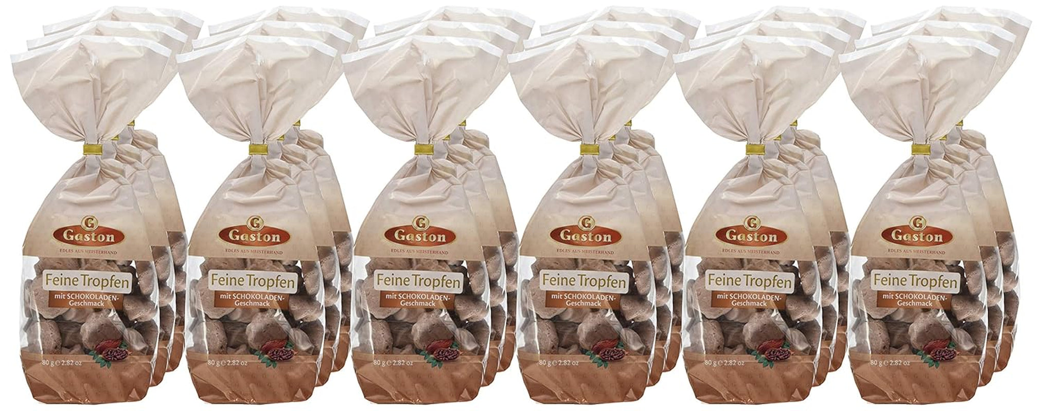 Drobne kropelki o smaku czekoladowym, opakowanie 18 sztuk (18 x 80 g)