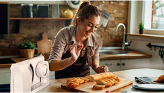 MPM MKR-05 Uniwersalna krajalnica elektryczna, regulacja grubości cięcia do 15 mm, 150 W Niszczarki i Krajalnice Naty Shop