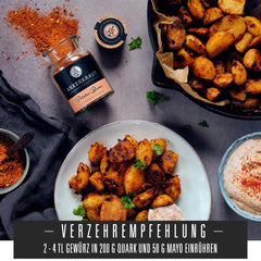 Ankerkraut Patatas Bravas, Gewürzmischung für Spanish Kartoffelwürfel, 90g w szkle korkowym
