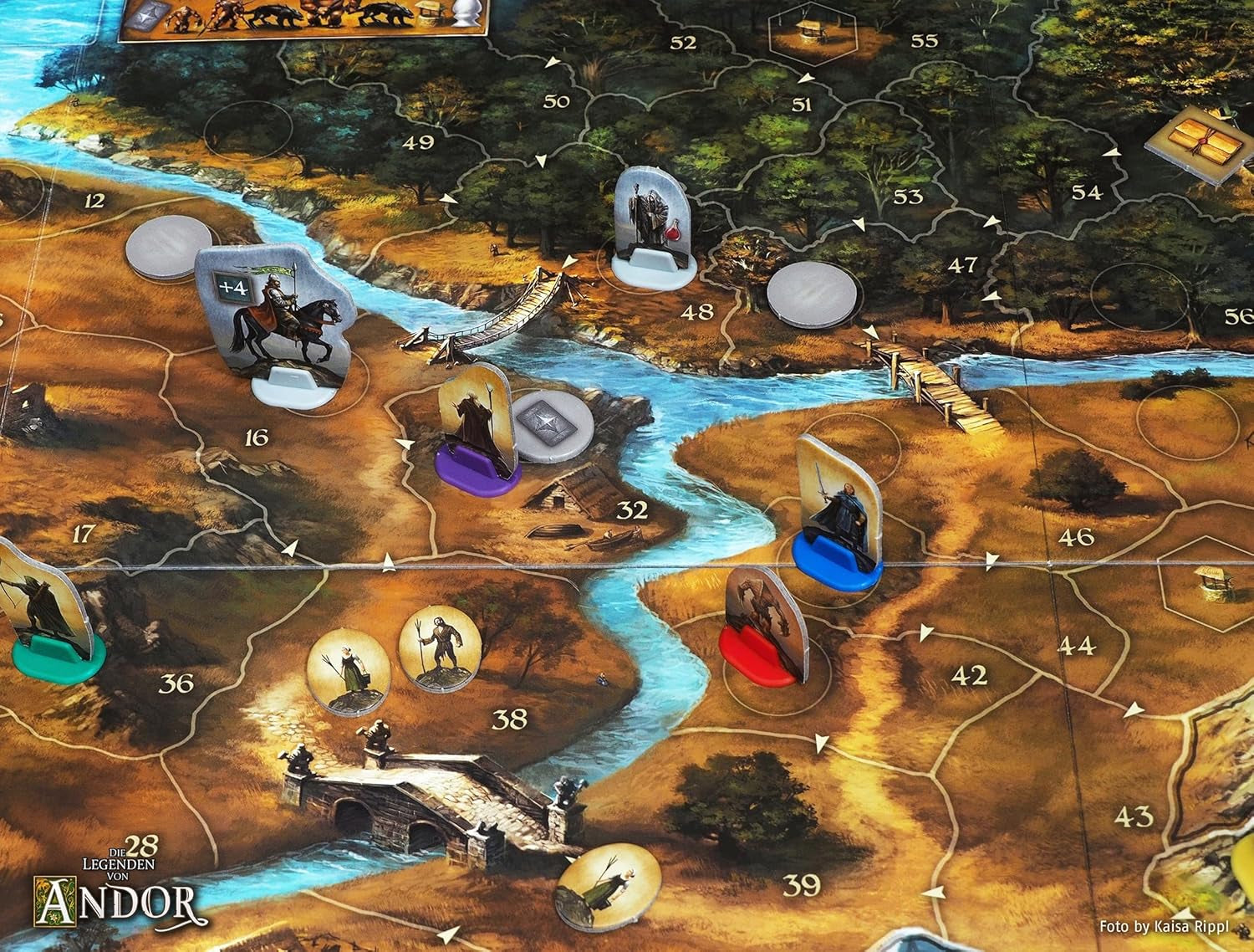 KOSMOS 691745 Legendele din Andor - Jocul de bază, Clasicul fanteziei, Kennerspiel des Jahres 2013, joc de societate fantasy cooperativ pentru vârste de 10 ani și peste